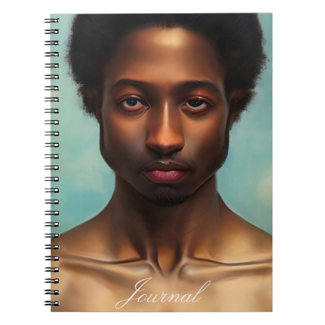 Handsome Black Man Journal (Front)