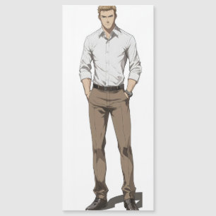 Handsome Blonde Man Anime