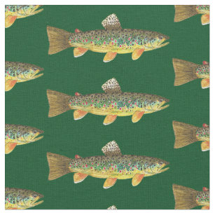 Fishing Fleece Fabric -  UK