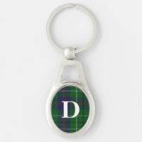 Handsome Clan Duncan Plaid Monogram Key Chain