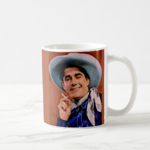 handsome cowboy with cigarette coffee mug