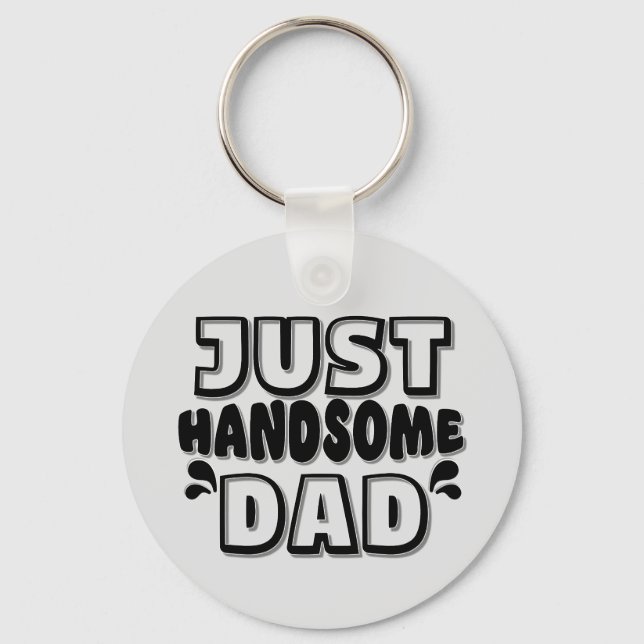HANDSOME DAD KEY RING (Front)