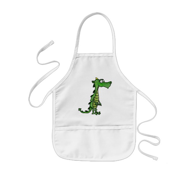 Handsome Dragon Kid's Apron (Front)