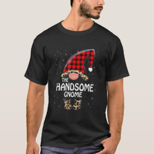 Handsome Gnome Buffalo Plaid Matching Family Chris T-Shirt