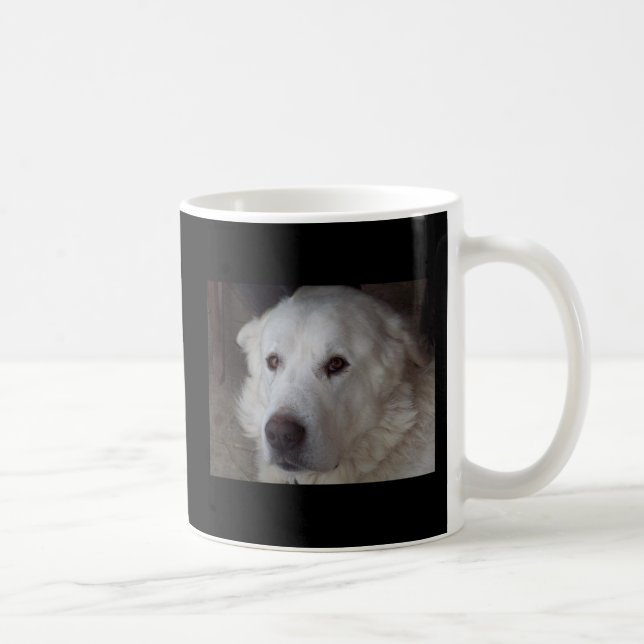 Handsome Great Pyrenees Dog Coffee Mug (Right)