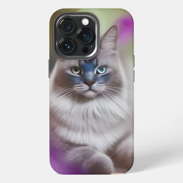 Handsome Himalayan Cat iPhone Case (Back)