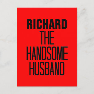 Handsome Husband Postcard
