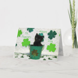Handsome Jack's The St. Patrick's Day Cat Card