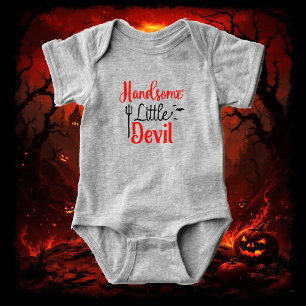 Handsome Little Devil Boys Baby Bodysuit