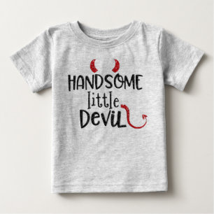 Handsome Little Devil Halloween Toddler Tshirt