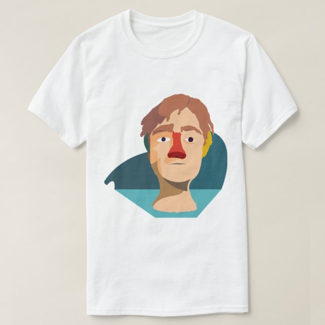 Handsome Male Dayglow Musician Singer  Gift For Fa T-Shirt (Design Front)