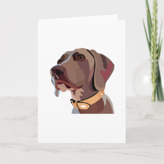 Handsome Male Weimaraner - any occasion card. Card