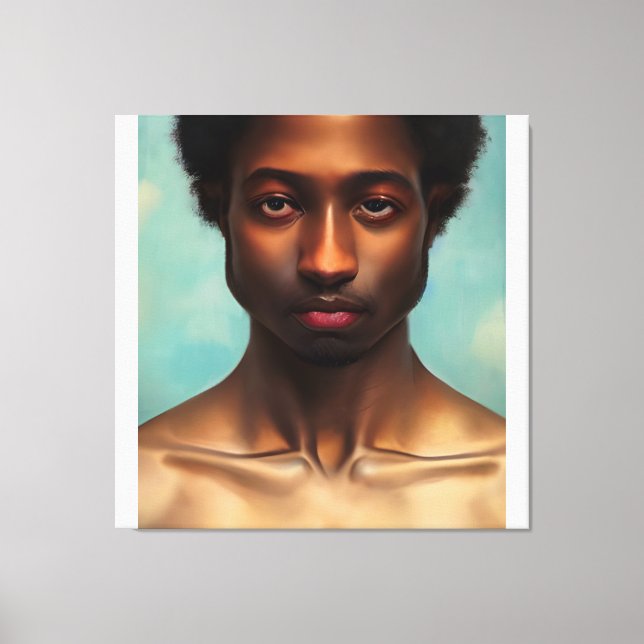 Handsome Man from the Renaissance Period  Canvas Print (Front)
