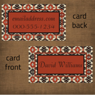 Handsome Modern Geometric Design Business Card