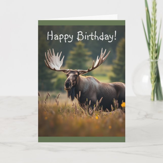 Handsome Moose Card (Front)