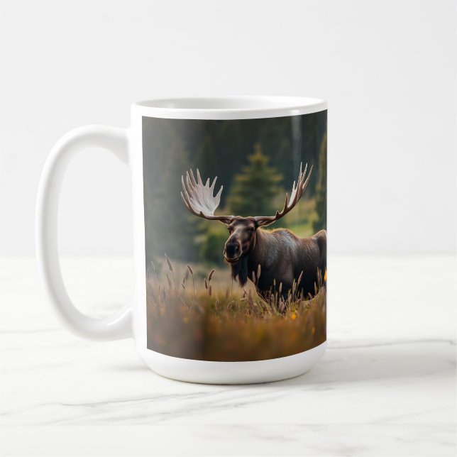Handsome Moose Mug (Left)