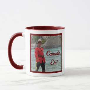 Handsome Mountie Happy Canada Day Funny Photo Mug