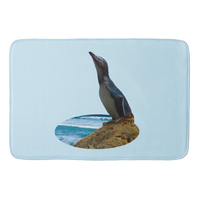 Handsome Penguin,  Bath Mat (Front)
