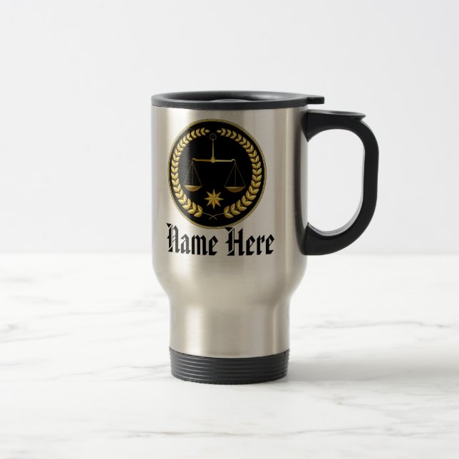 Handsome Personalised Lawyer Gifts Ideas Mug (Right)