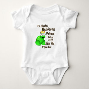 Handsome Prince Frog Baby Bodysuit