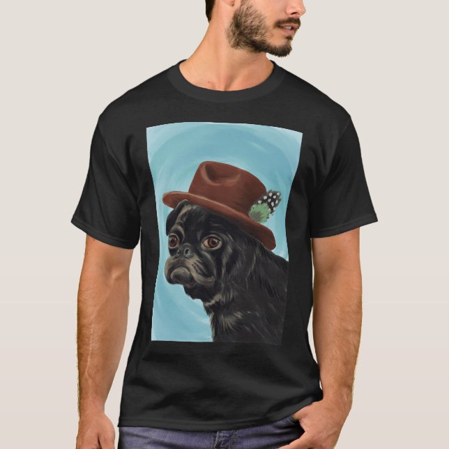 Handsome Pug T-Shirt (Front)