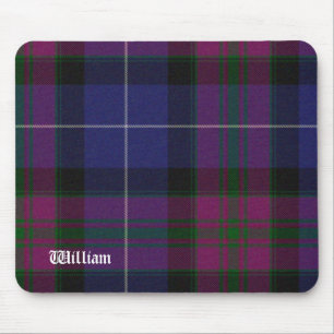 Handsome Purple Pride of Scotland Tartan Plaid Mouse Mat