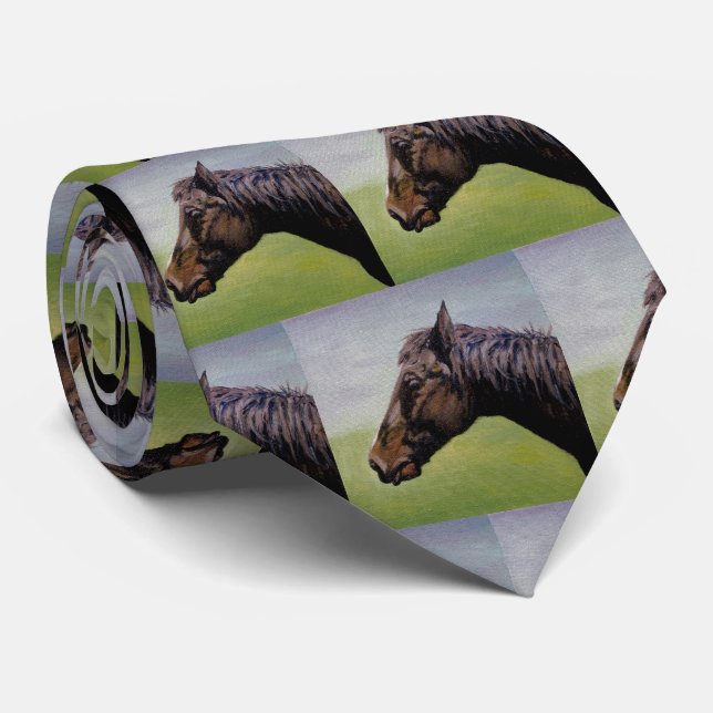 Handsome Quarter Horse Bailey Neck Tie (Rolled)