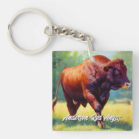 Handsome Red Angus Bull