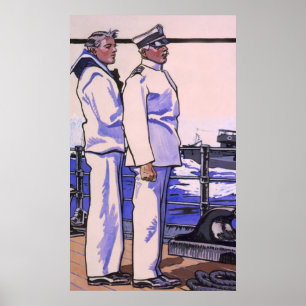 Handsome Sailors, WW1 1917 Art Poster