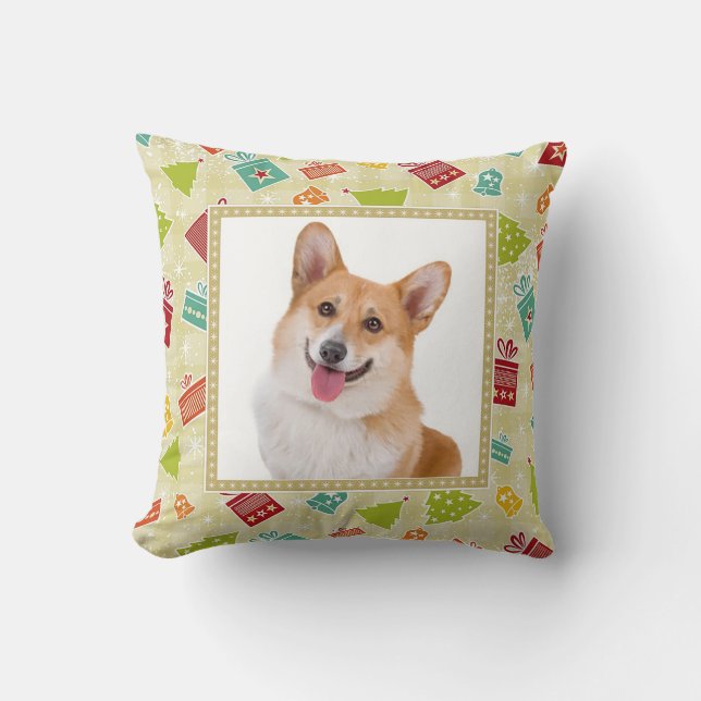 Handsome Smiling Corgi Cushion (Front)