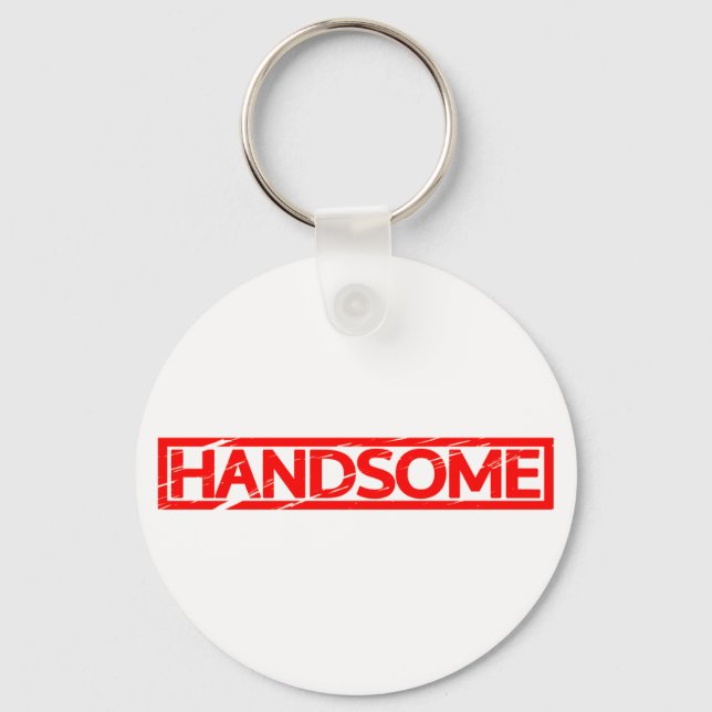 Handsome Stamp Key Ring (Front)