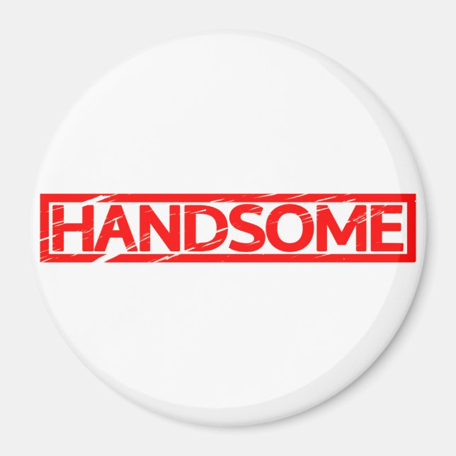 Handsome Stamp Magnet (Front)