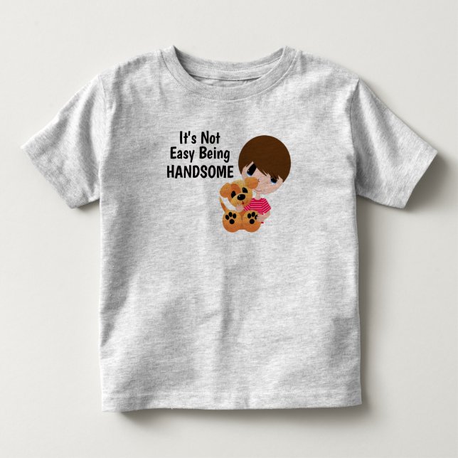 Handsome - Toddler Fine Jersey T-Shirt (Front)