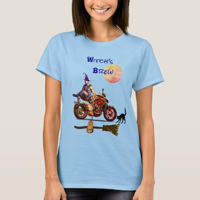 Handsome Warlock Blue T-Shirt (Front)