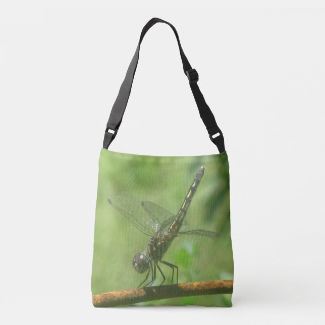 Handstand Dragonfly Crossbody Bag (Back)