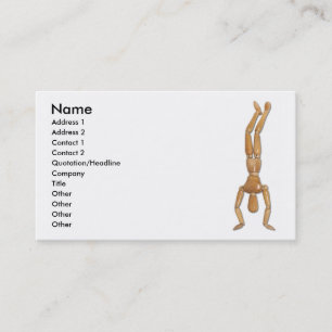 HandStand, Name, Address 1, Address 2, Contact ... Business Card