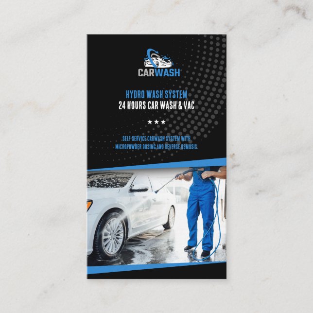 Handwash Services | Car wash Business Card (Front)
