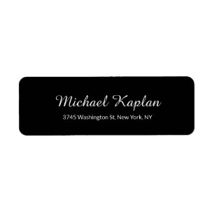 Handwriting Minimalist Professional Black Classic