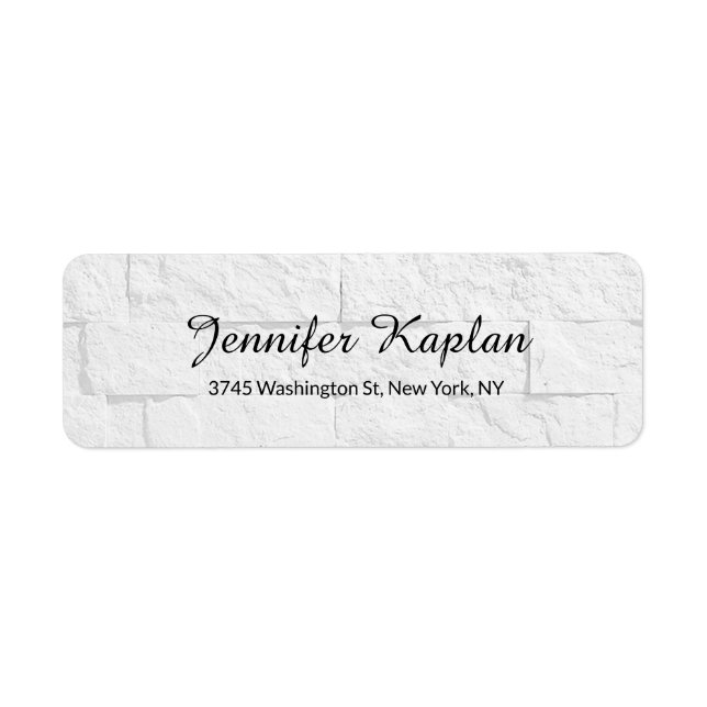 Handwriting Minimalist Professional Brick Wall (Front)