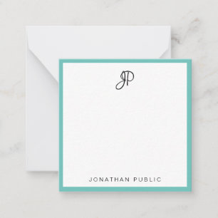 Handwriting Monogram Simple Elegant Template