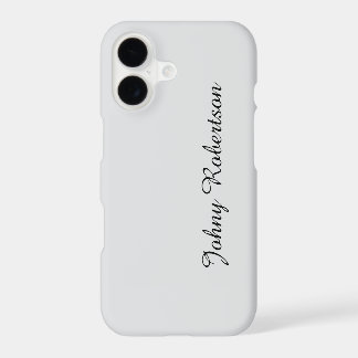 Handwriting Name Plain Elegant Professional Modern