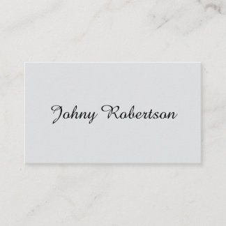 Handwriting Name Plain Elegant Professional Modern Enclosure Card