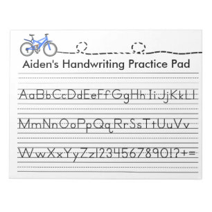 Handwriting Practice Notepad