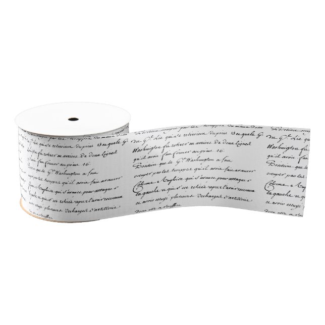 Handwriting Ribbon Grosgrain Ribbon (Spool)