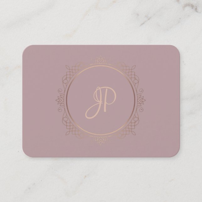 Handwriting Script Modern Elite Design Template Business Card (Front)