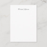 Handwriting Script Name Elegant Plain Simple