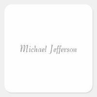 Handwriting Script Name Elegant Plain Simple
