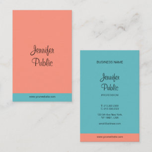 Handwriting Script Name Trending Modern Elegant Business Card