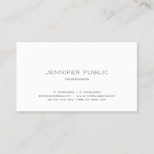 Handwriting Simple Professional Template Modern Business Card