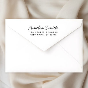 Handwriting Style Personalised Name & Address Self-inking Stamp